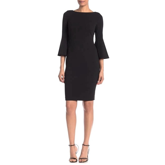 Calvin Klein Bell Sleeve Dress. NWT. - Picture 1 of 3